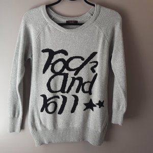 🌞 Veeko "Rock & Roll" Cotton Wool Sweater | Size S/M